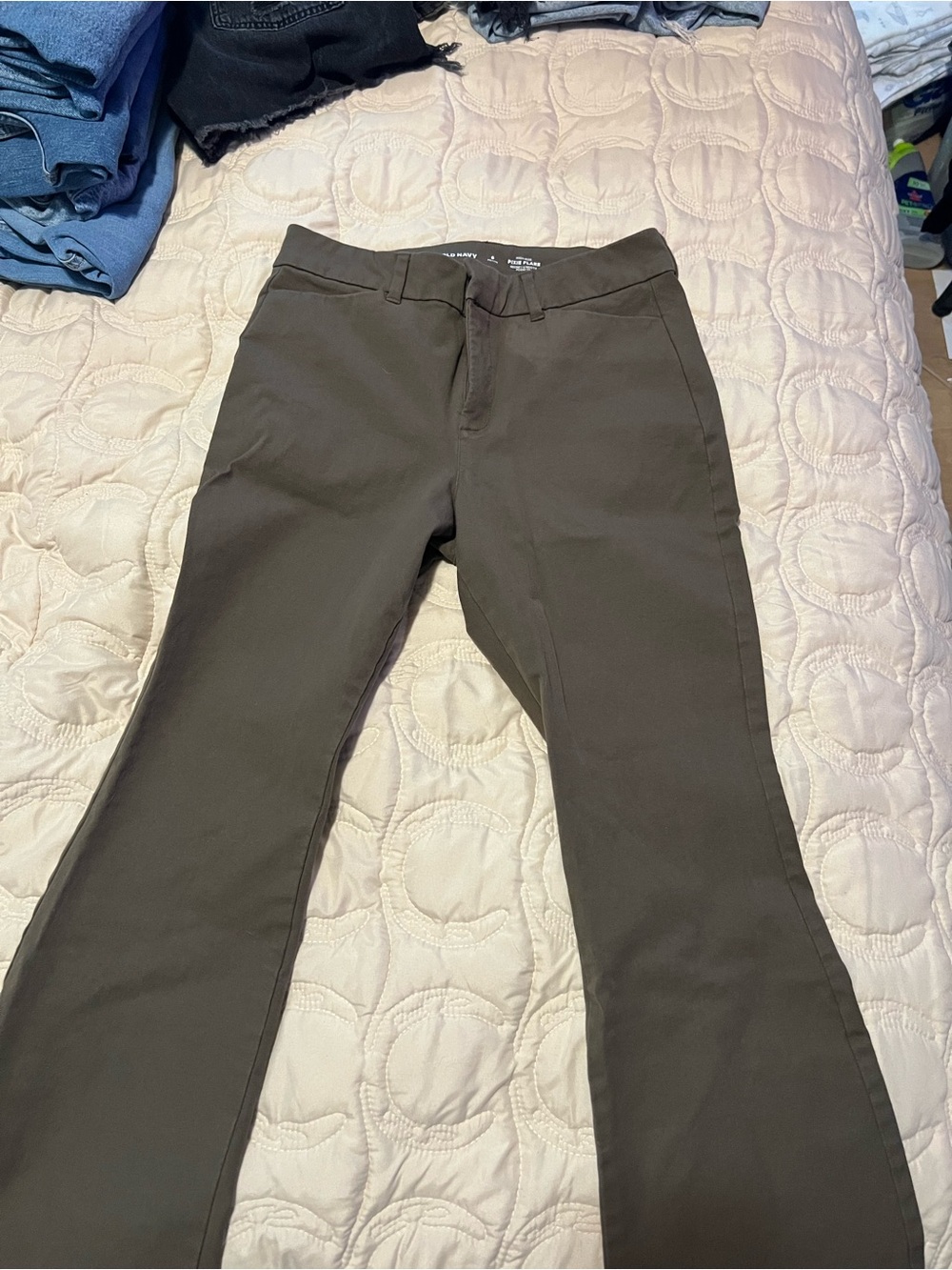 Women’s Dress Pants - Dark Olive Green